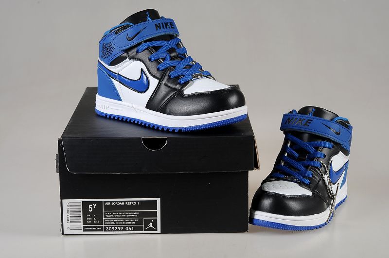 Air Jordan 3 Men Shoes Black//White/Blue Online